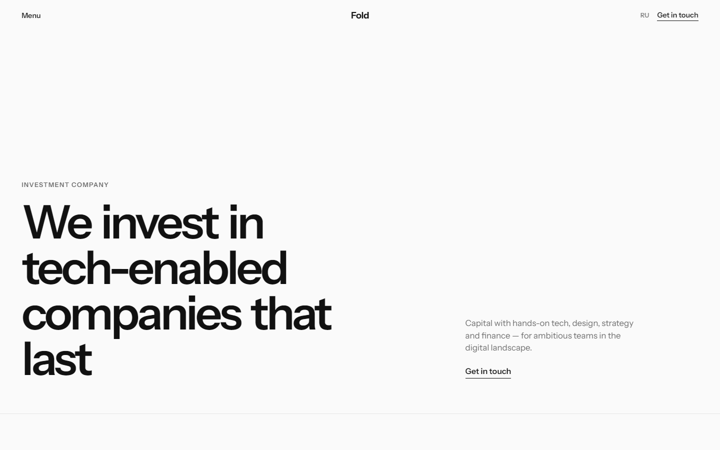 Corporate FOLD